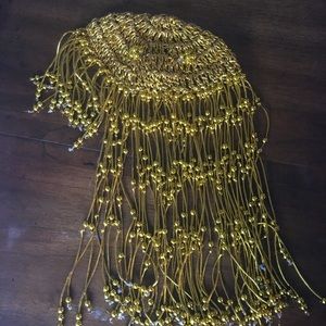 Cleopatra beaded wig